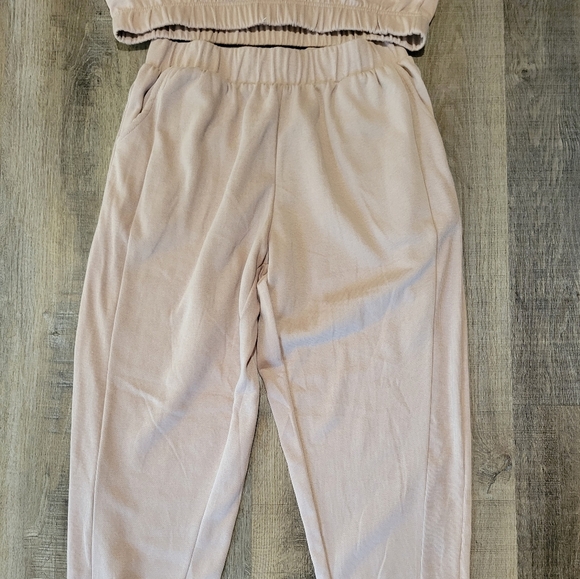 Women's Tan Jumpsuit - Picture 1 of 12